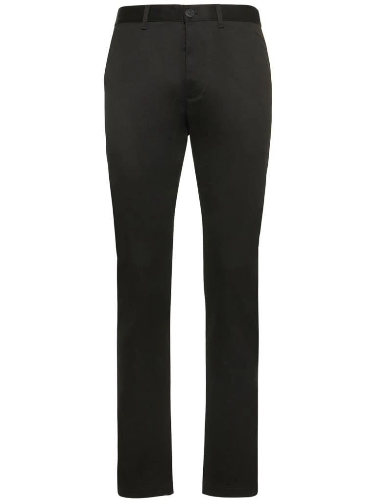 SAINT LAURENT Cotton Blend Chino Pants 1