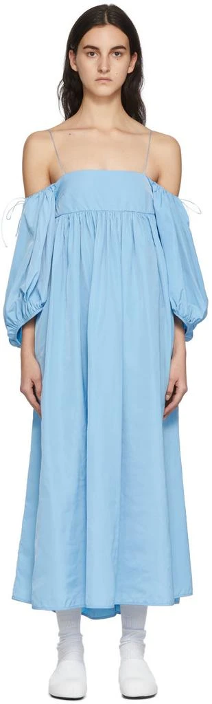 CECILIE BAHNSEN Blue Holly Mid-Length Dress 1