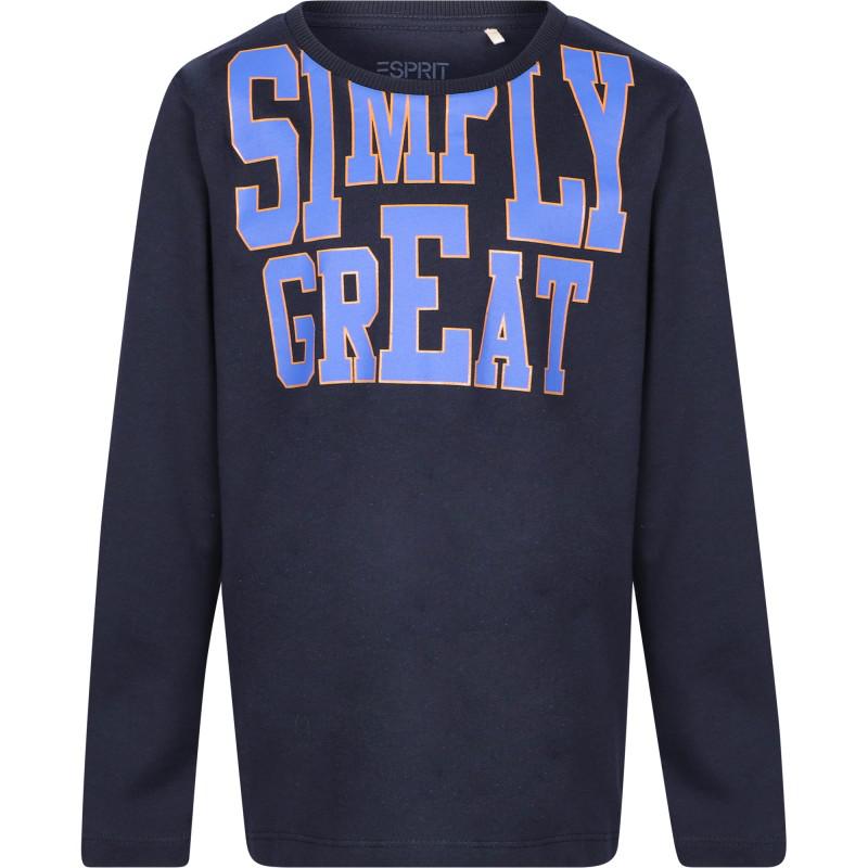 Esprit Simply great long sleeved t shirt in navy
