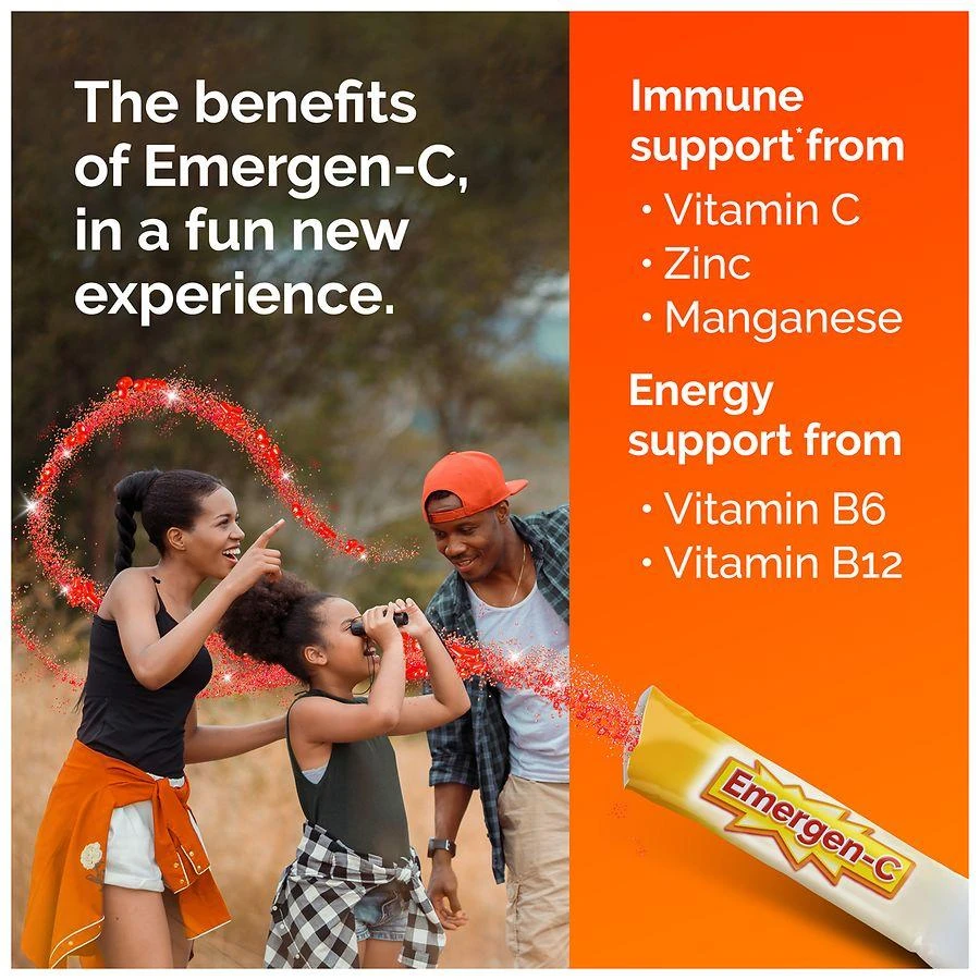 Emergen-C Kids Immune Support Supplement Crystals Sparkly Strawberry 3