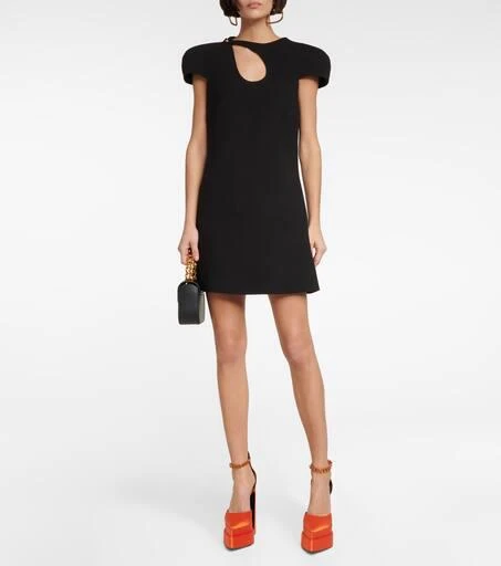 Versace Aevitas Pointy satin platform pumps 2