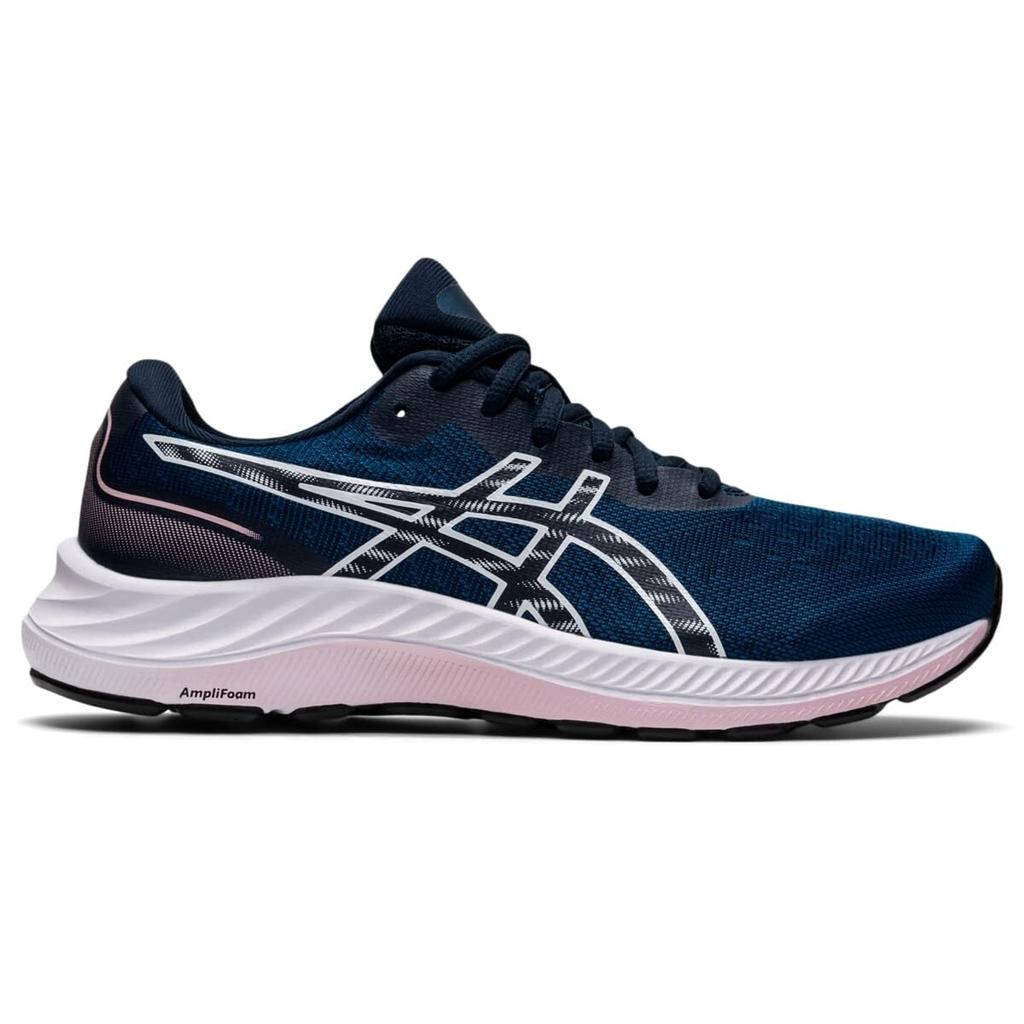 Asics Gel-Excite 9 Sneaker Womens US 8 Mako Blue White Running Shoes EEE4081