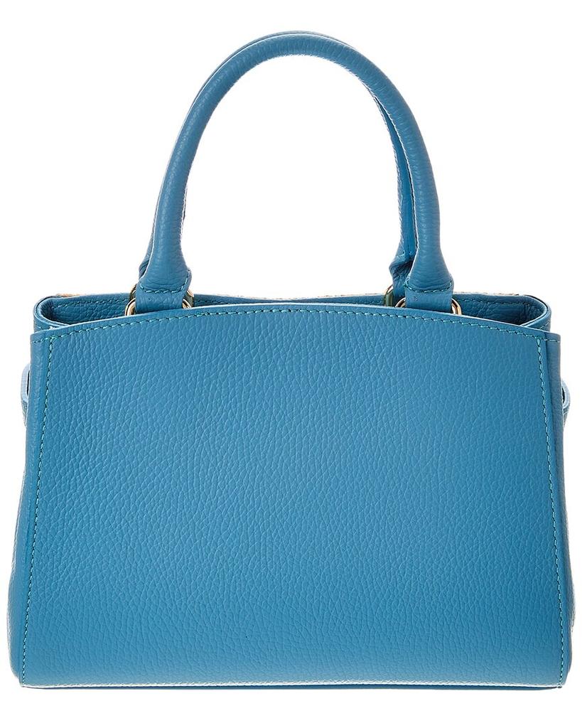 Persaman New York Kate Straw & Leather Satchel