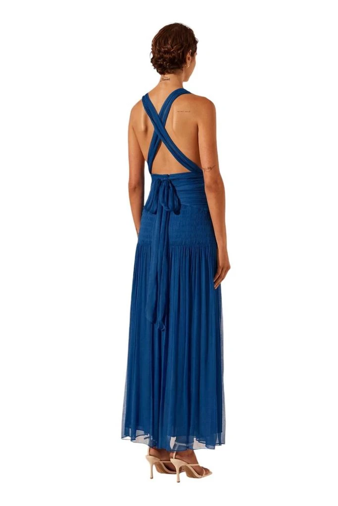 Shona Joy Shona Joy - MAYA PLUNGED TIE BACK MIDI DRESS 5