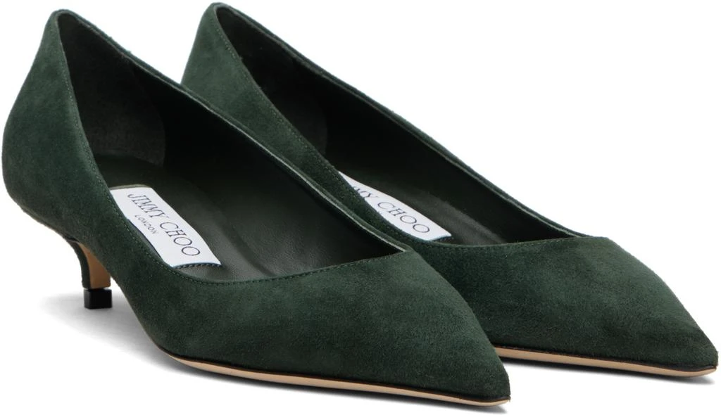 Jimmy Choo Green Amelia Heels 4