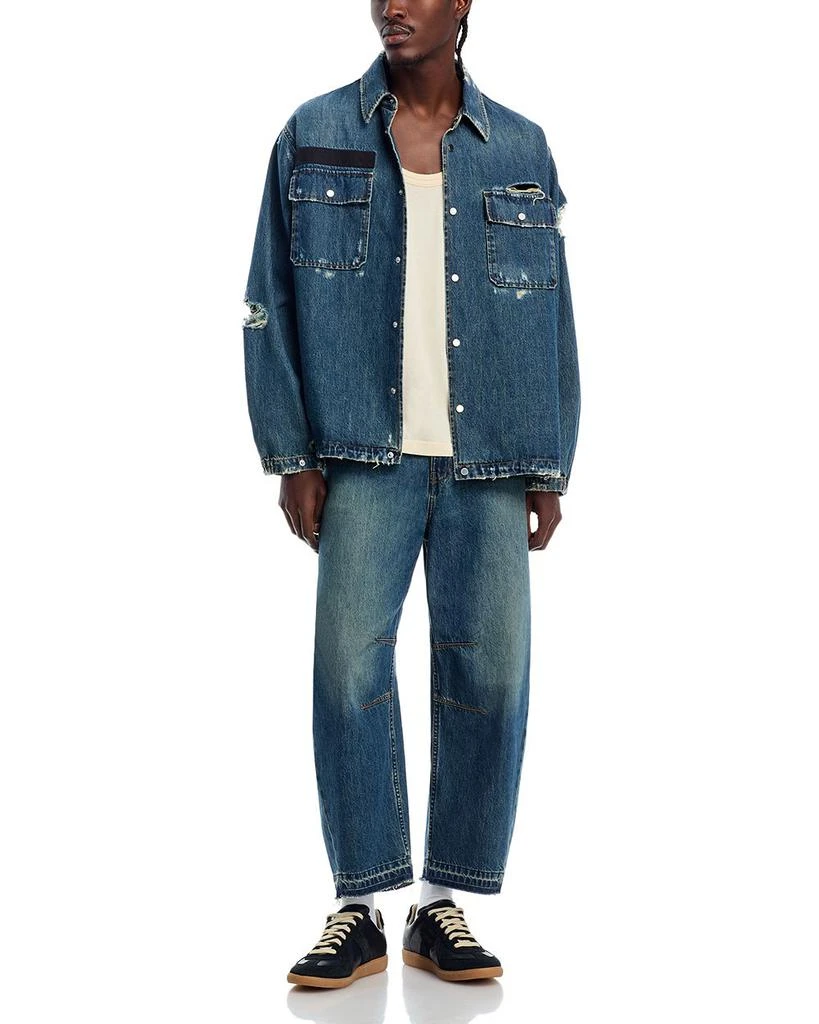 Helmut Lang Distressed Denim Uniform Shirt 2