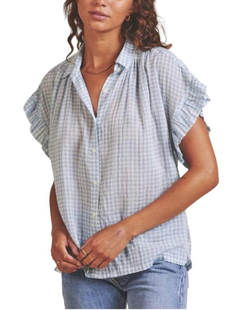 Trovata Trovata - MARIANNE B RUFFLE SLEEVE SHIRT 2