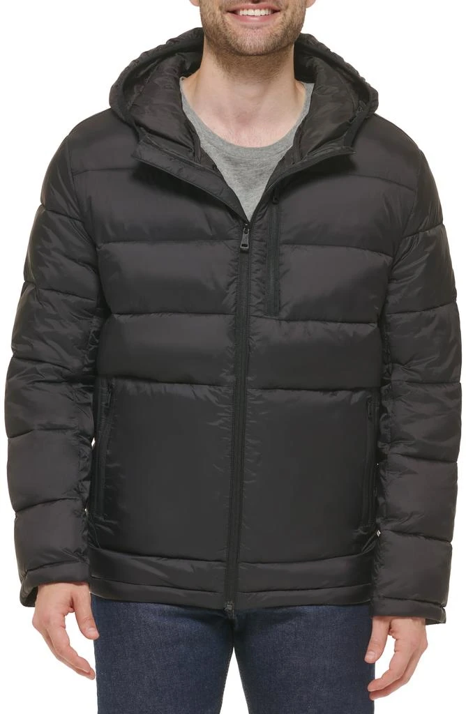 Cole Haan Hooded Nylon Puffer Jacket 1