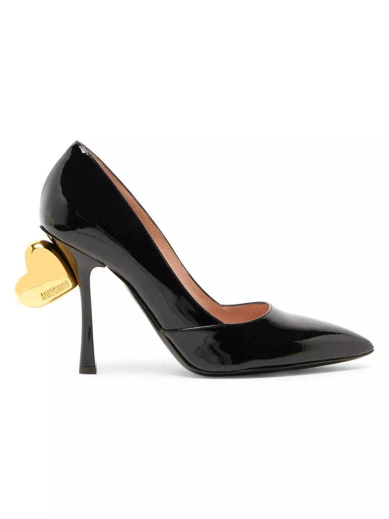 Moschino Sweetheart 100MM Patent Leather Pumps 1