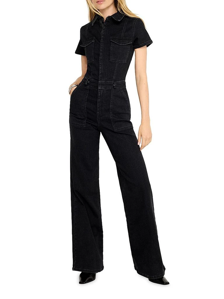 Good American Fit For Success Denim Jumpsuit 2