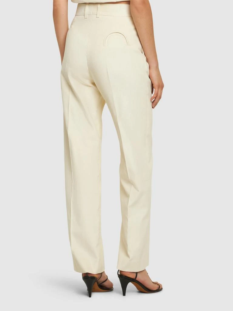 BLAZÉ MILANO Amara Fox Straight Cotton Pants 2