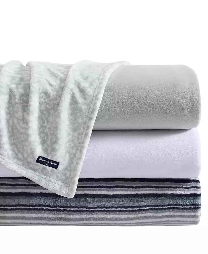 Tommy Bahama Tommy Bahama Ultra Soft Plush Solid Blanket 4
