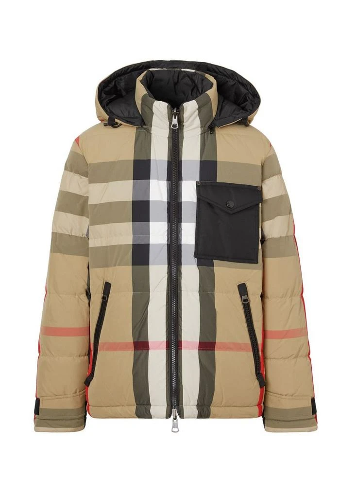 Burberry Reversible check nylon puffer jacket 1