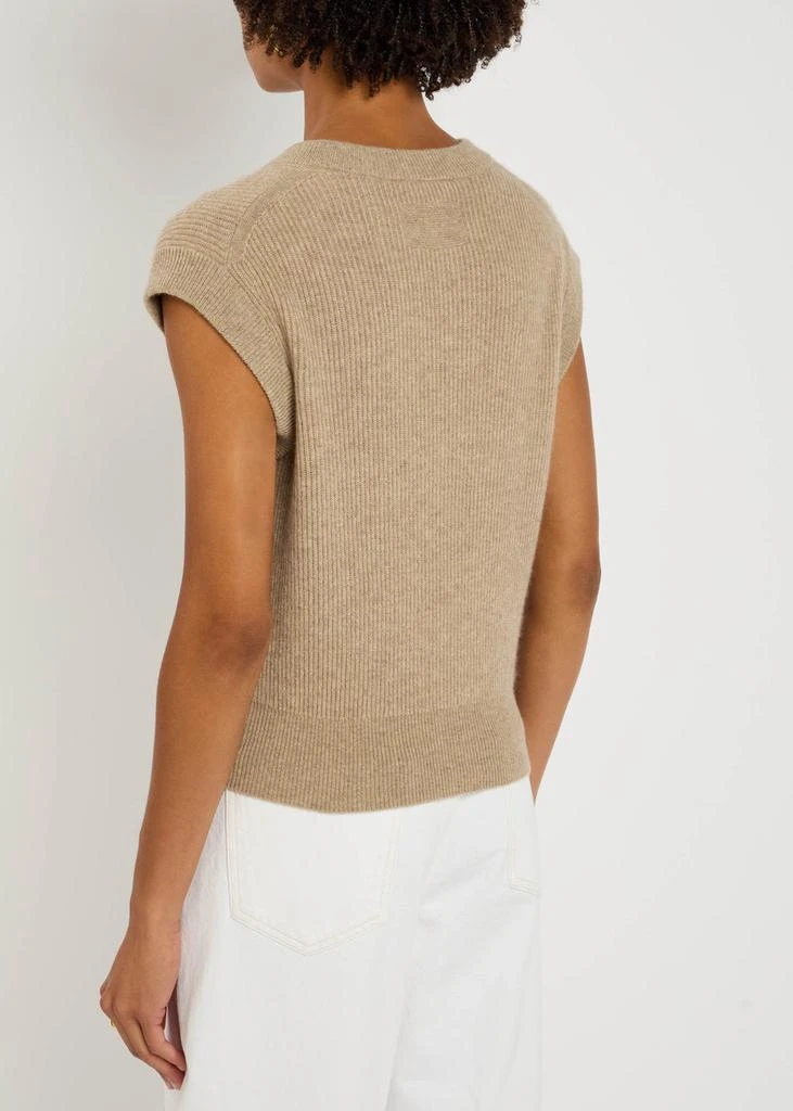 Guest In Residence Ribbed cashmere vest 3