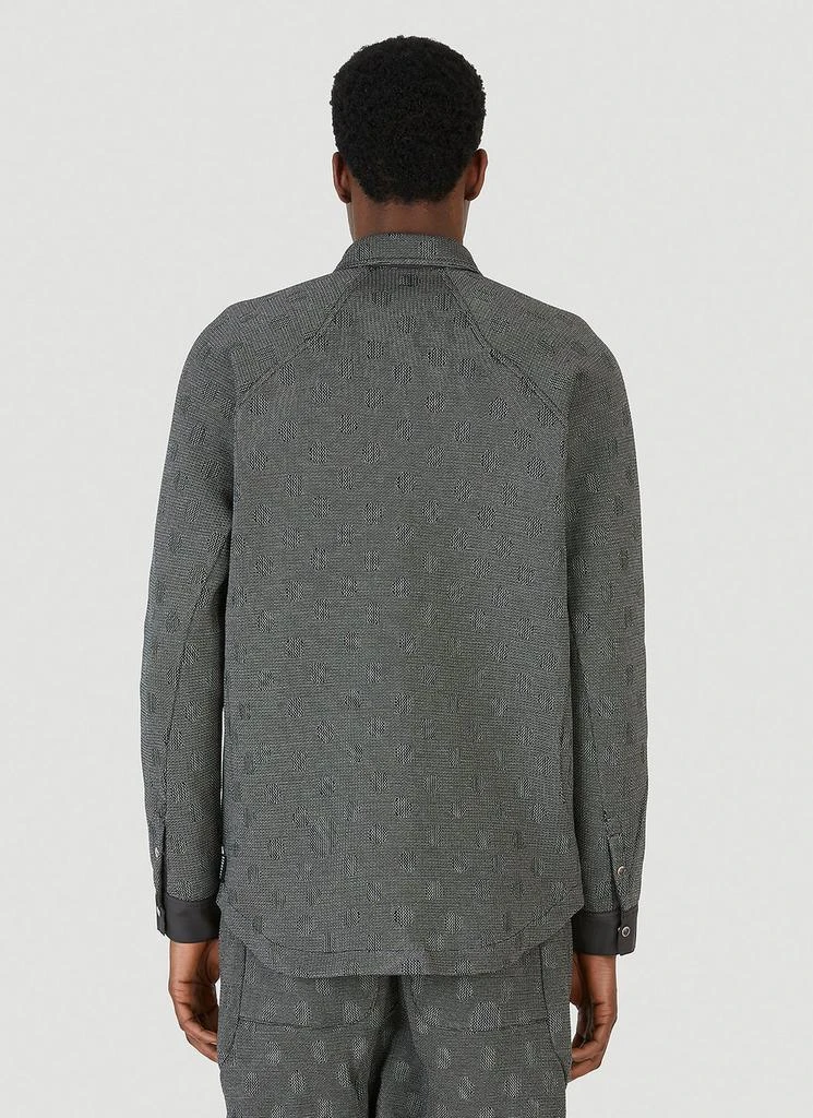BYBORRE BYBORRE Multi Panel Design Shirt 4
