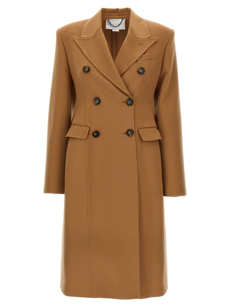 Stella McCartney IVORY WOOL SINGLE-BREASTED JACKET - Jackets