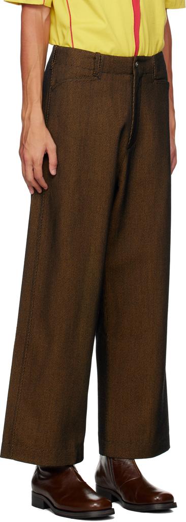 Omar Afridi Yellow Trotti Baggy Trousers