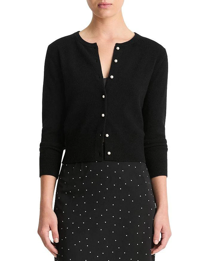 Vince Faux Pearl Button Cardigan 1