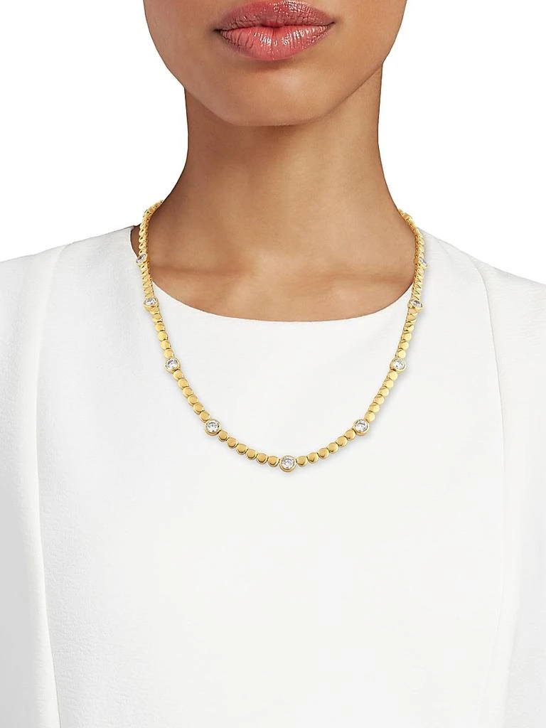Adriana Orsini Basel 18K Gold-Plated & Cubic Zirconia Station Necklace 2