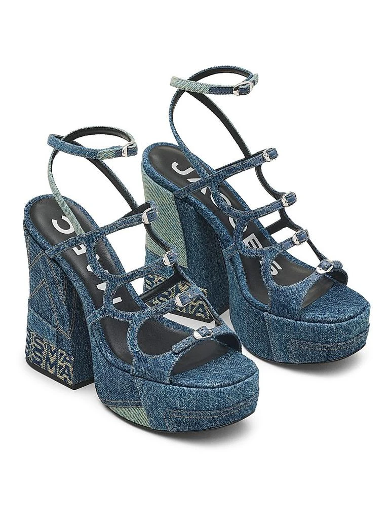 Marc Jacobs Kiki Denim Platform Pump Sandals 2