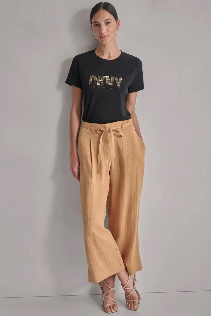 DKNY MIX METAL LOGO TEE 5
