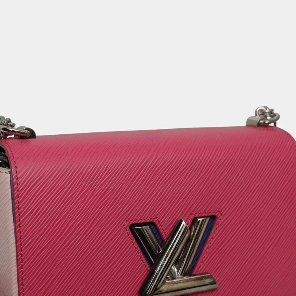 Louis Vuitton Louis Vuitton Soft Pink, Pink, Blue Epi Leather Twist MM Bag 6
