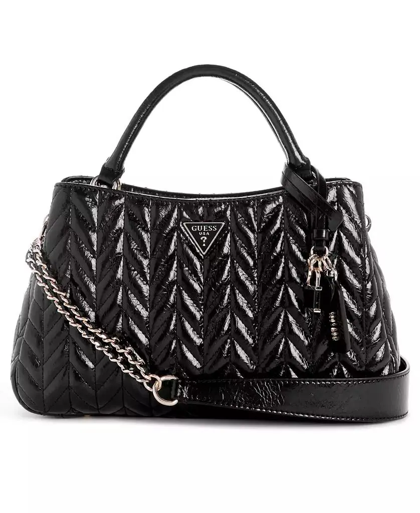GUESS Cheryl Triple Compartment Medium Satchel Bag