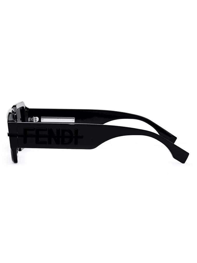Fendi O'Lock Fendigraphy 52MM Rectangular Sunglasses 4