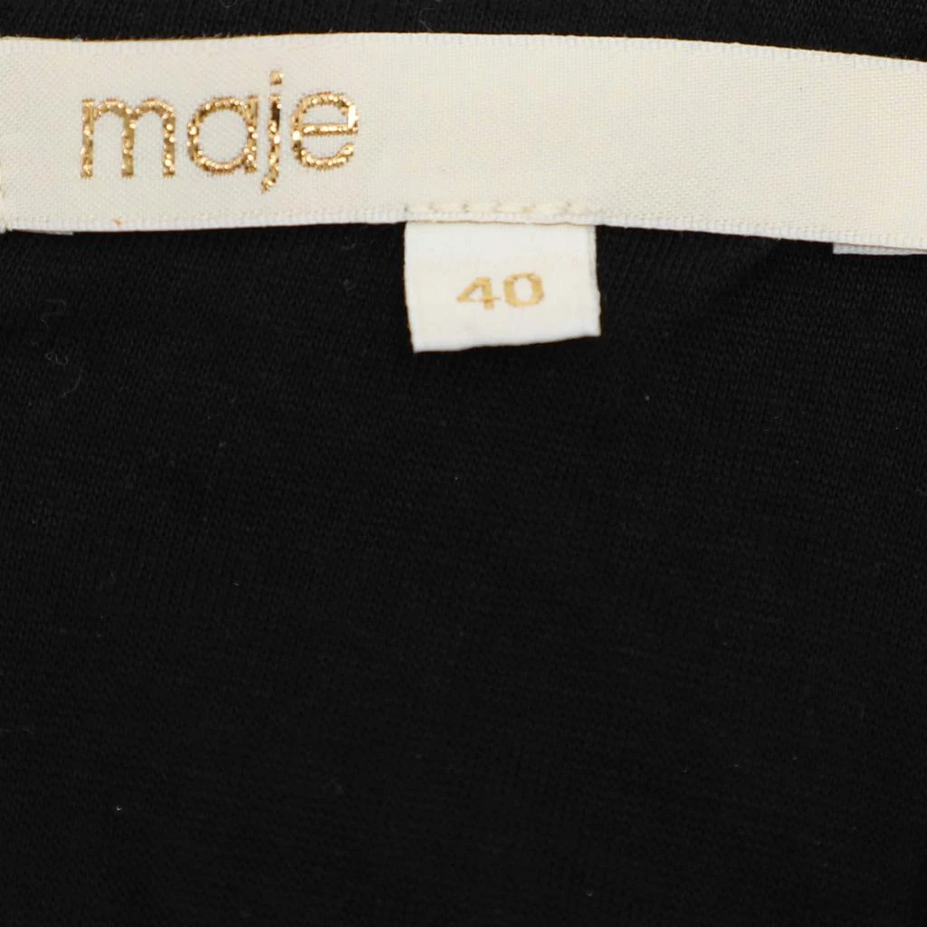 Maje Maje Black/White Tweed Sleeveless Jumpsuit XXS 4