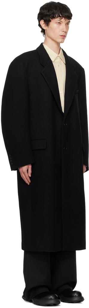 Recto Black Office Coat