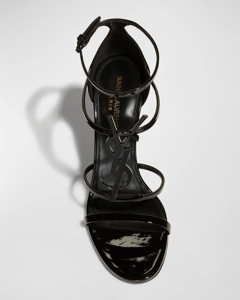 Yves Saint Laurent Opyum YSL Patent Ankle-Strap Sandals 5