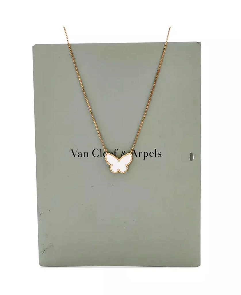Pre-Owned Van Cleef 
Arpels Lucky Alhambra Butterfly Pendant Necklace 2