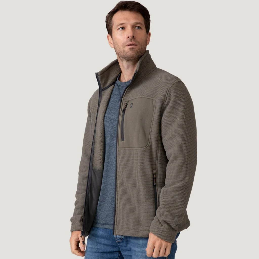 Free Country Men's Dire Wolf II Grid Fleece Jacket 2