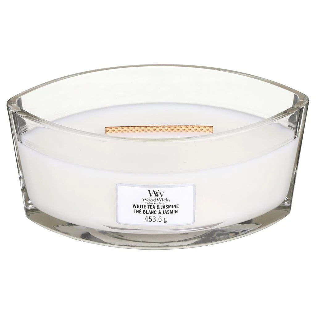Woodwick WoodWick - White Tea & Jasmine Ellipse Jar Candle (453.6g) 1