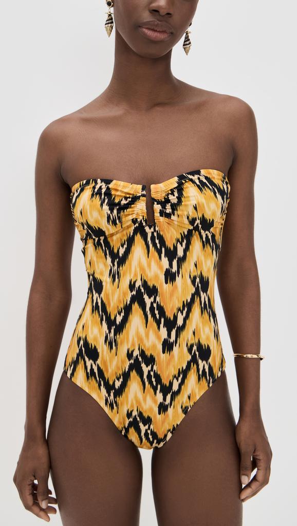 Ulla Johnson Monterey Strapless Maillot One Piece