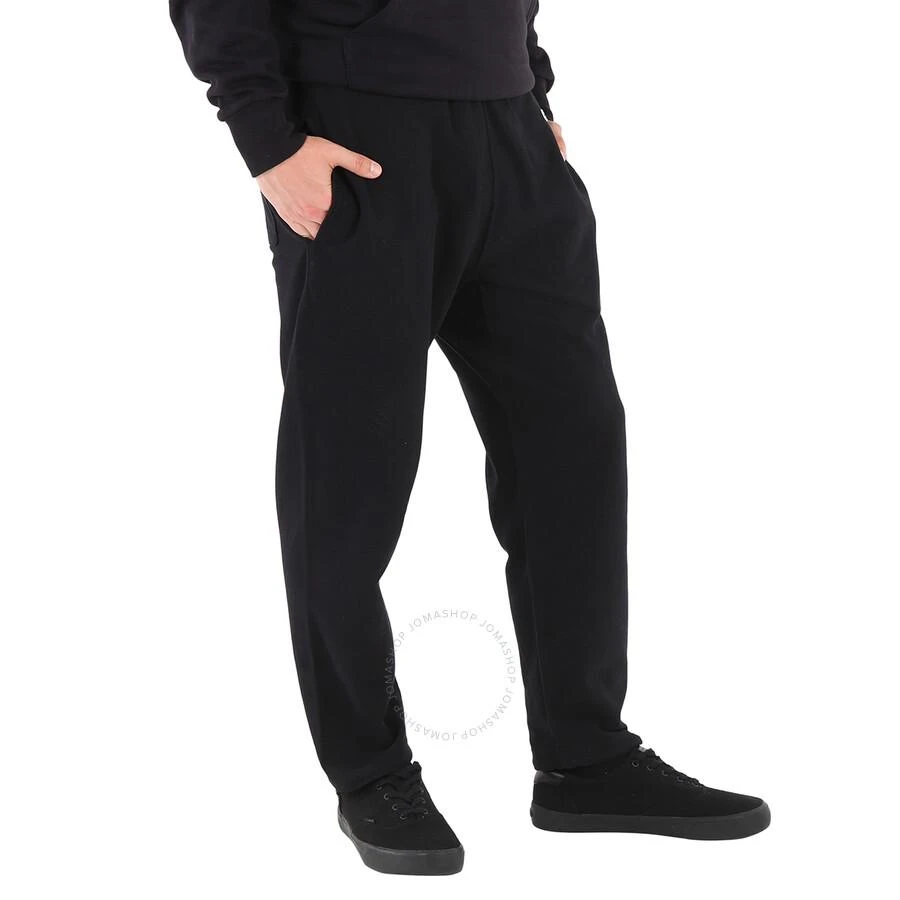 Champion Black Cotton Logo Long Sweatpants 2