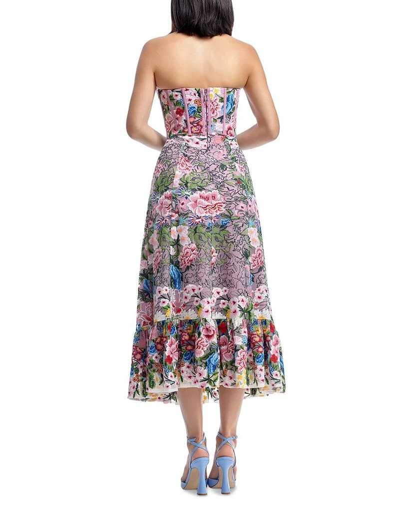 Dress The Population Carina Embroidered Strapless Dress 2