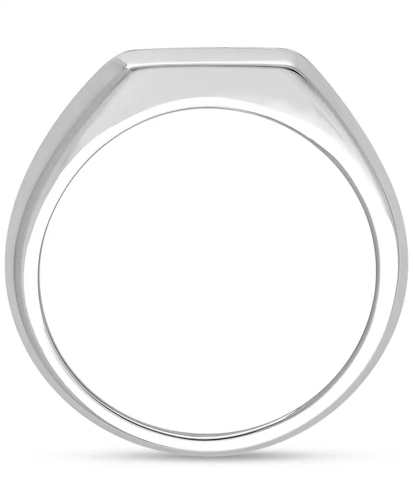 Macy's Men's Diamond Two-Row Channel-Set Ring (1-1/2 ct. t.w.) in 10k White, Yellow or Rose Gold 4