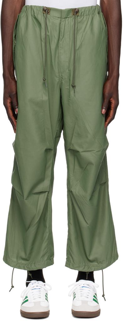 BEAMS PLUS Khaki MIL Micro Mesh Trousers