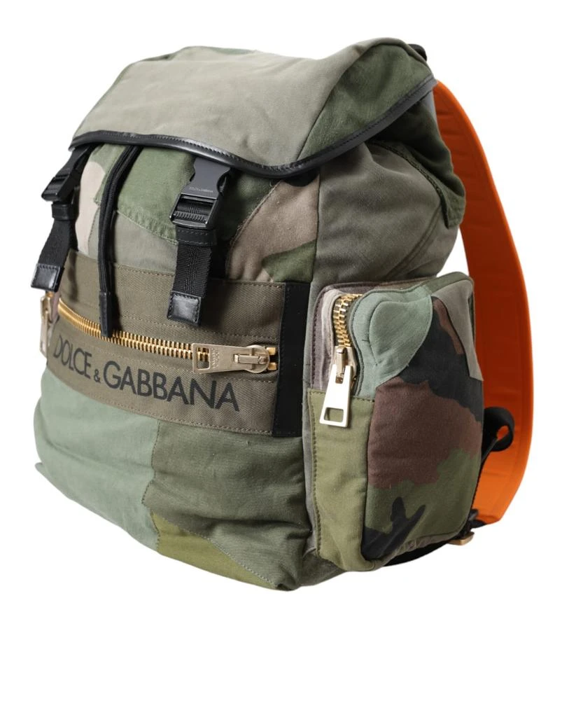 Dolce 
Gabbana Military Patchwork Rucksack Backpack Men
s Bag 2