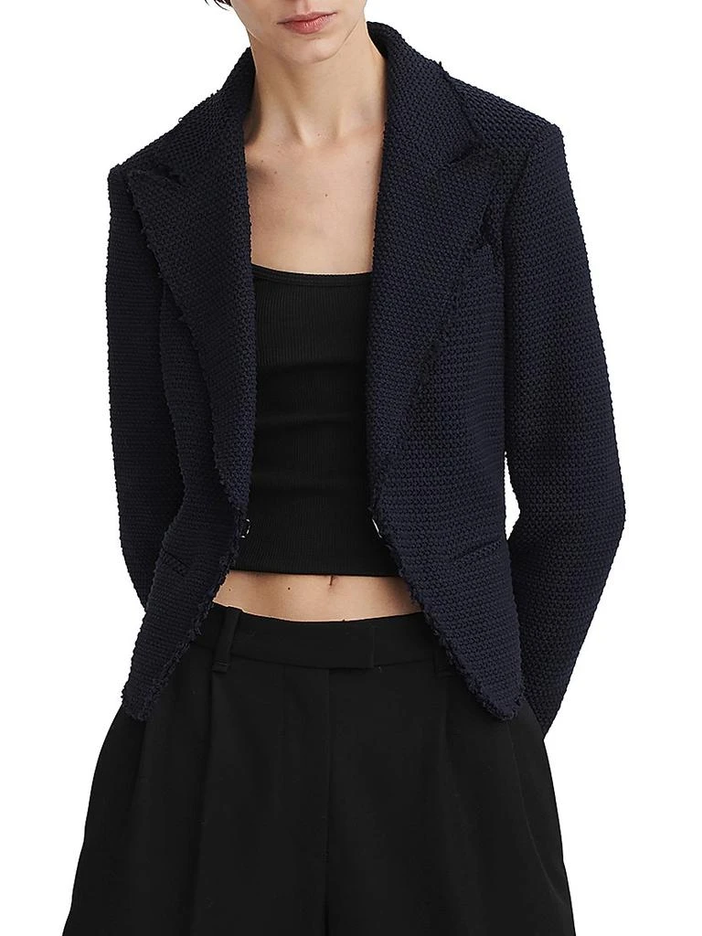 Rag & Bone Elle Tweed Single-Breasted Blazer 3