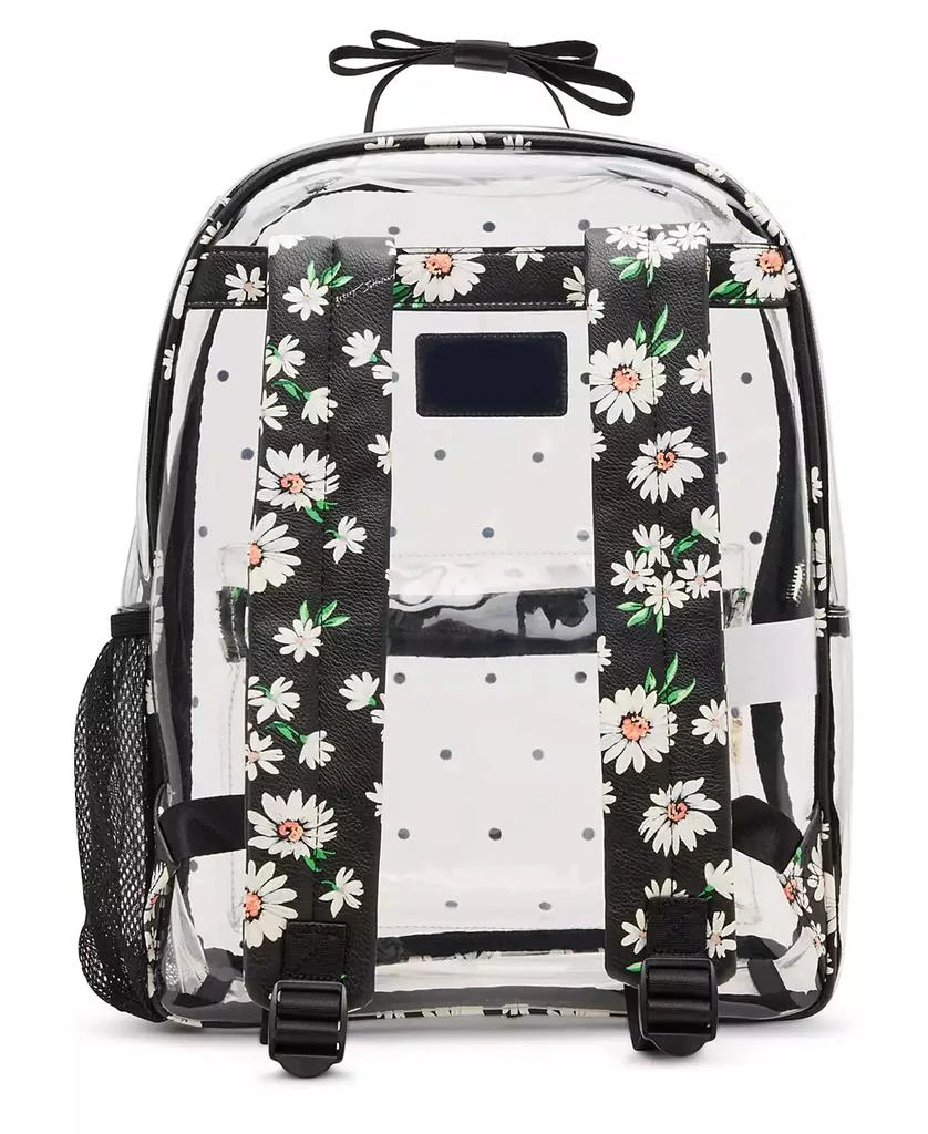 Betsey Johnson Wild Child Clear Large Backpack with Pouch 4