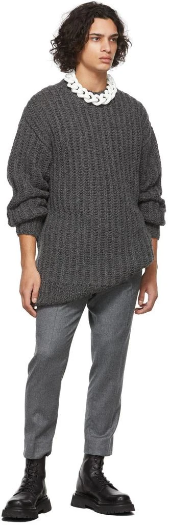 AMI Grey Ami de Cœur Sweater 4