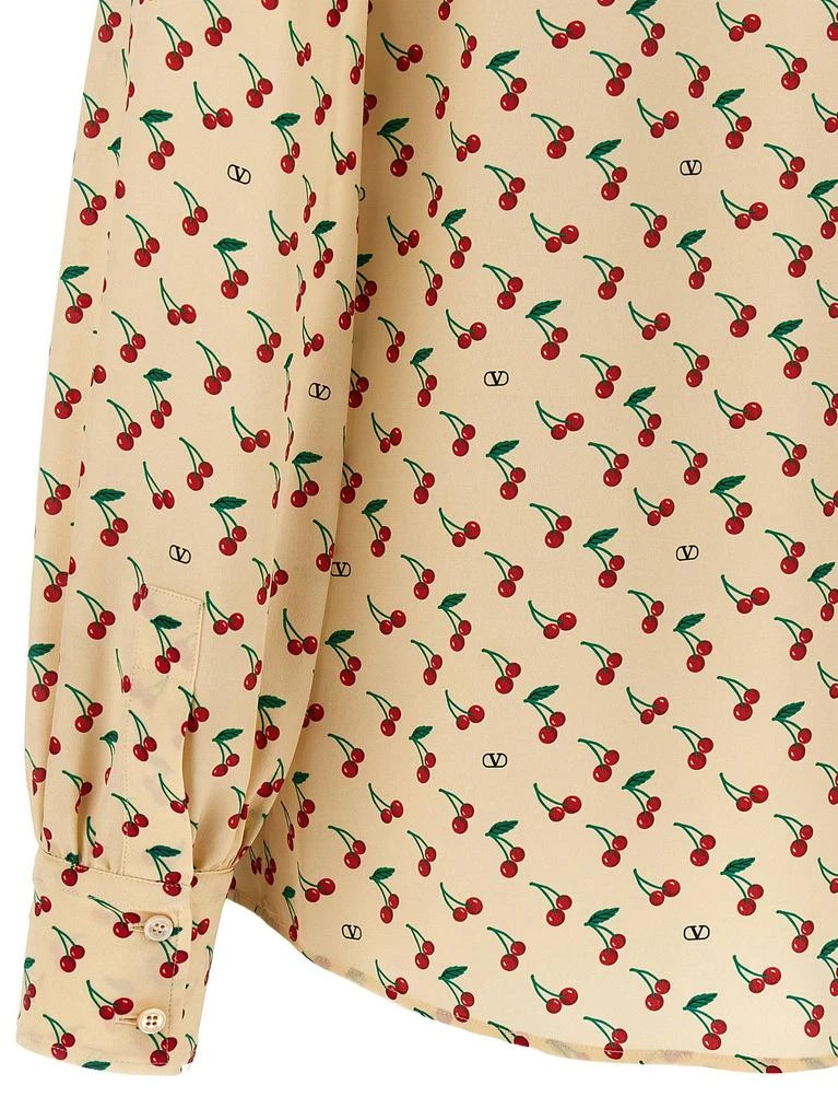 Valentino Valentino	Cherryfic All-Over Patterned Button-Up Shirt 4