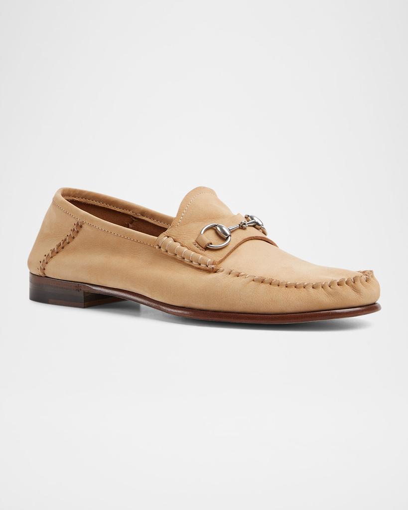 Gucci Gigi Horsebit 1953 Suede Mocassin Loafers