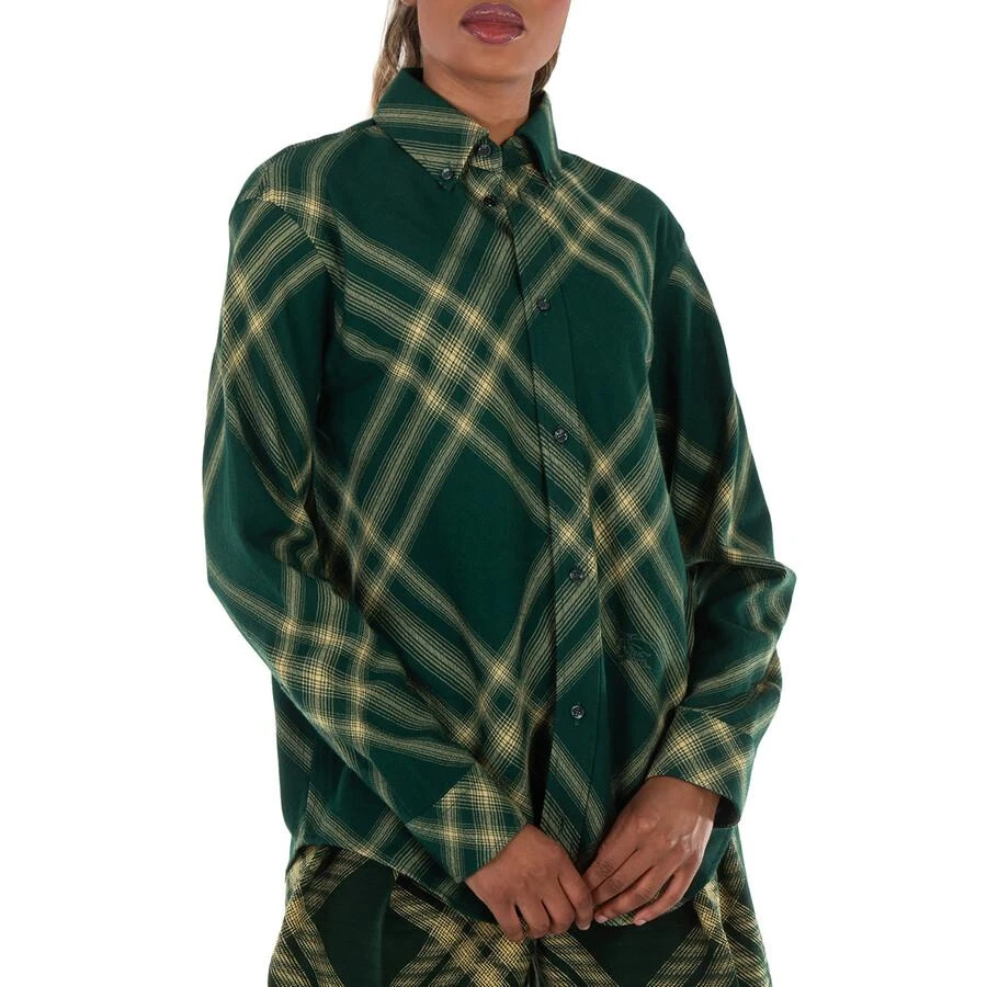 Burberry Equestrian Knight Check Pattern Shirt