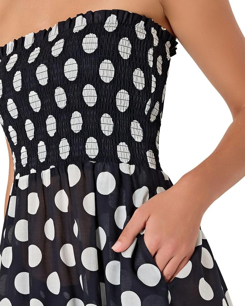 Milly Olen Glam Strapless Dress Swim Cover-Up 2