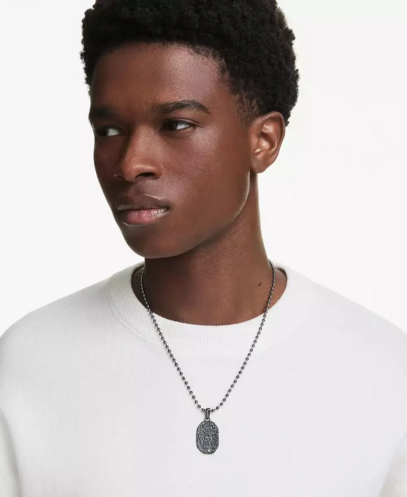 Swarovski Dextera Octagon Ruthenium Plated Pendant Necklace 6