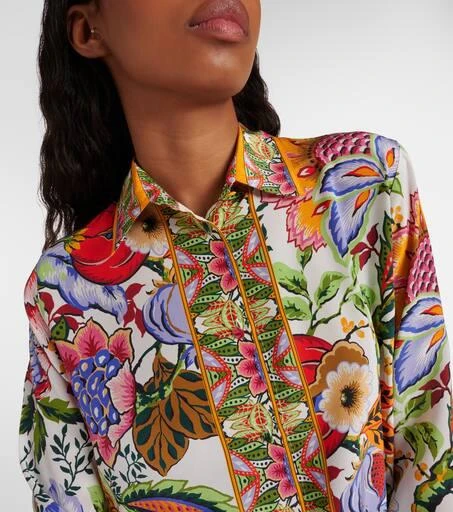 ETRO Printed silk shirt 4