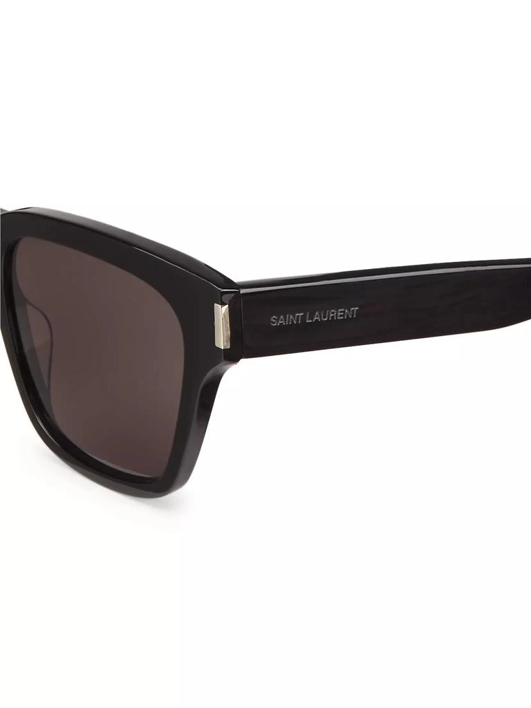 Yves Saint Laurent New Wave 54MM Rectangular Acetate Sunglasses 3